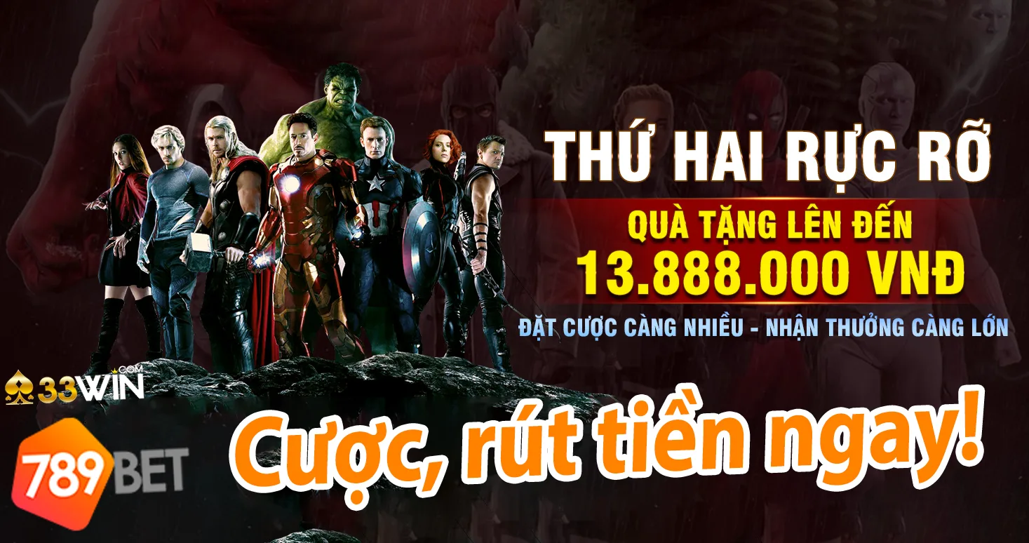 33win - thứ 2 rực rõ cho việc cược và rút tiền ngay